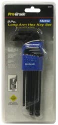 Pro-Grade Long Arm Hex Metric Key Set