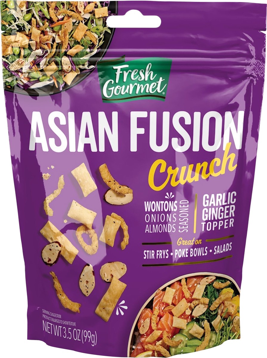 slide 6 of 7, Fresh Gourmet 3.5 oz. Asian Fusion Crunch, Bag, 3.5 oz