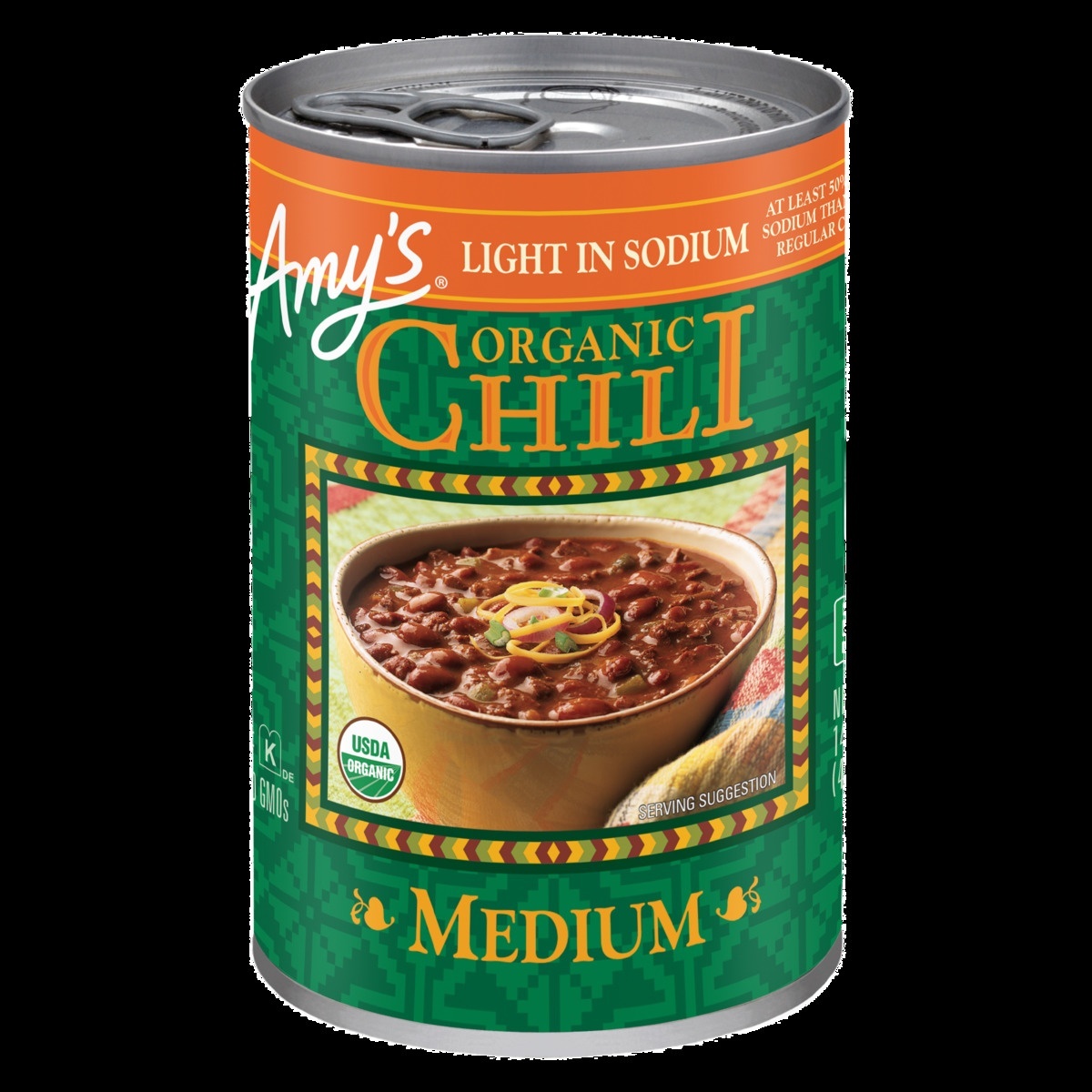 slide 1 of 1, Amy's Kitchen Light in Sodium Medium Chili, 