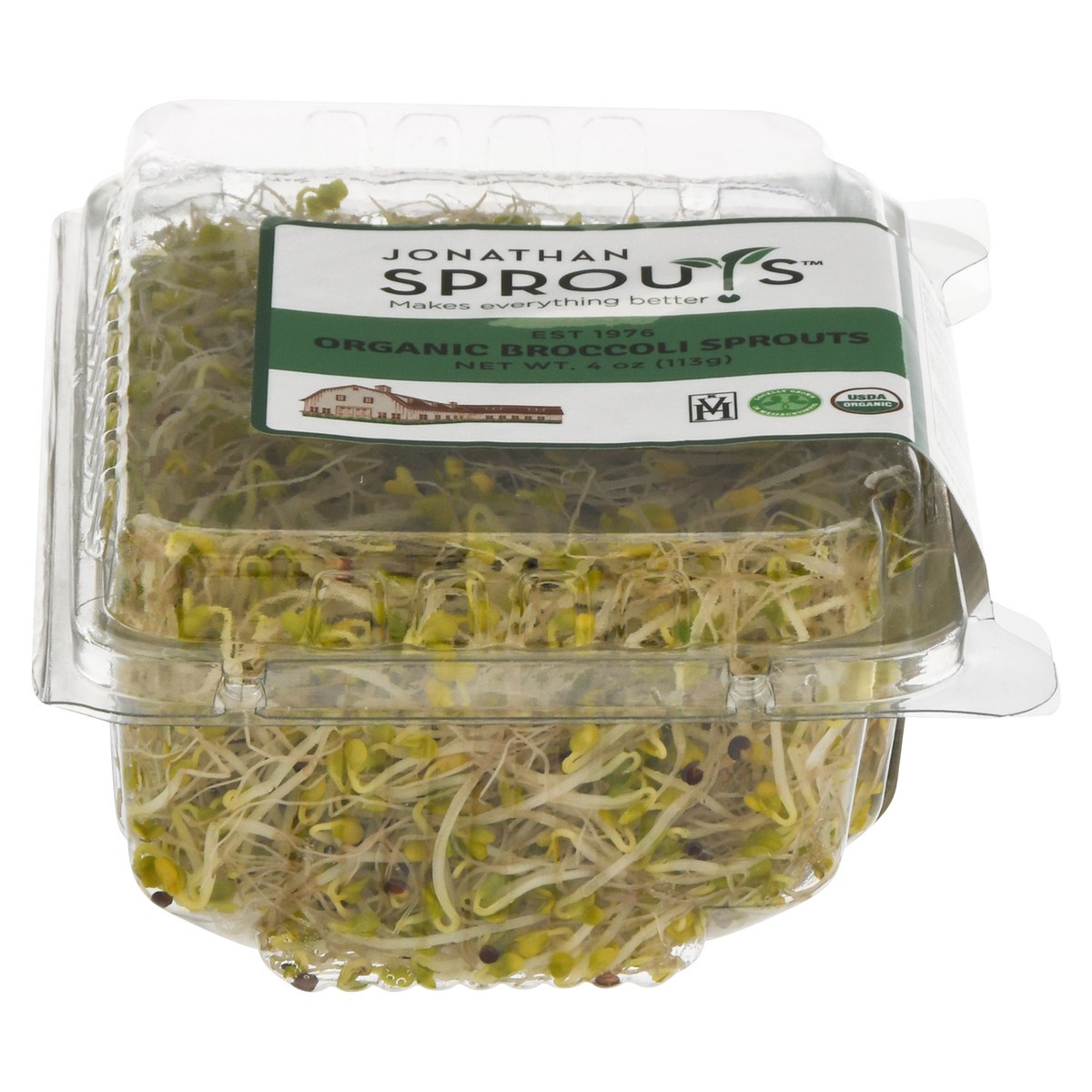 slide 1 of 16, Jonathan's Sprouts Organic Broccoli Sprouts 4 oz, 4 oz