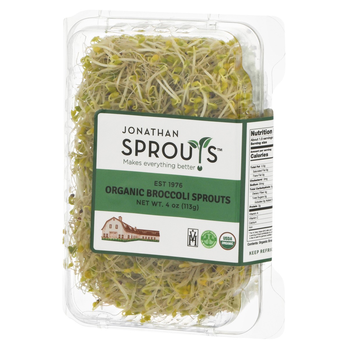 slide 10 of 16, Jonathan's Org Broc Sprouts, 1 ct