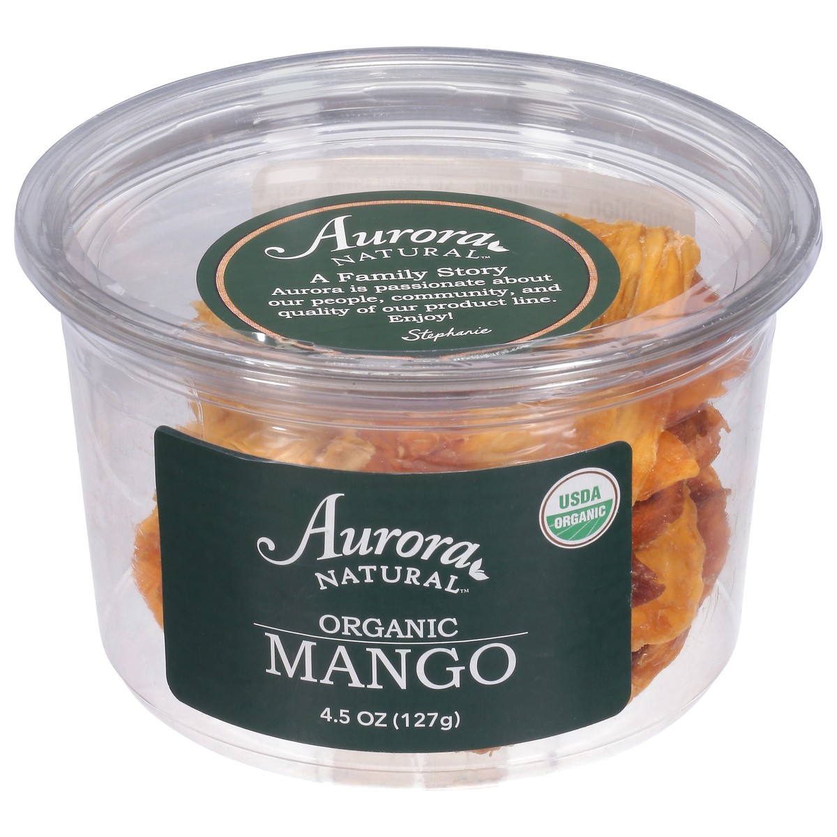 slide 1 of 9, Aurora Natural Organic Slices Mango 4.5 oz, 4.5 oz
