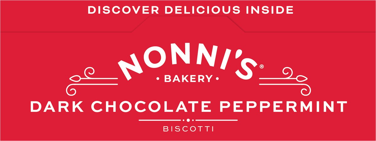 slide 7 of 8, Nonni's Nonni’s Dark Chocolate Peppermint Biscotti, 8-count carton 6.88 oz, 8 ct