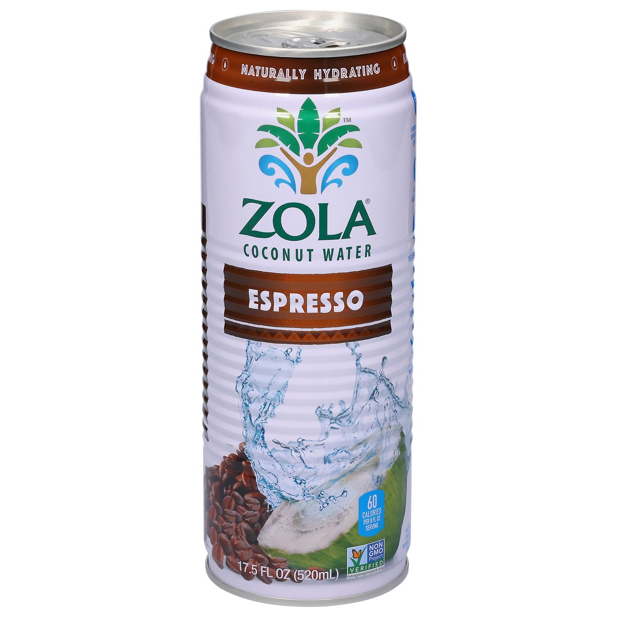 slide 1 of 1, Zola Espresso Coconut Water 17.5 fl oz, 17.5 fl oz