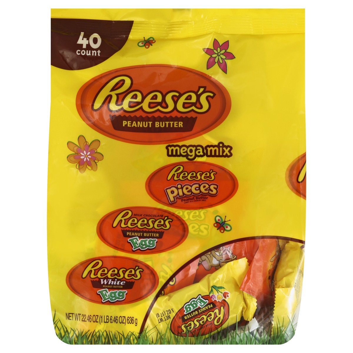 slide 5 of 6, Reese's Mega Mix 40 ea, 40 ct