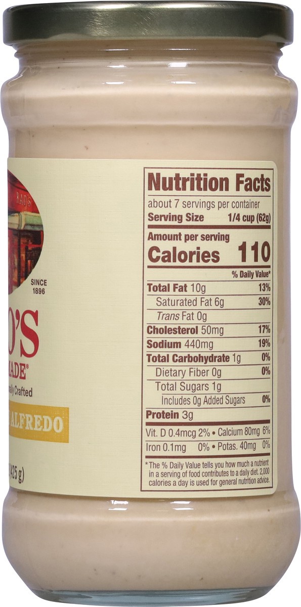 slide 11 of 12, Rao's Homemade Four Cheese Alfredo Sauce 15 oz, 15 oz
