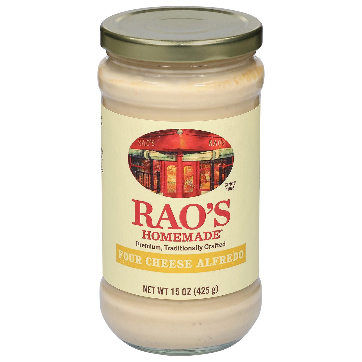 slide 1 of 12, Rao's Homemade Four Cheese Alfredo Sauce 15 oz, 15 oz