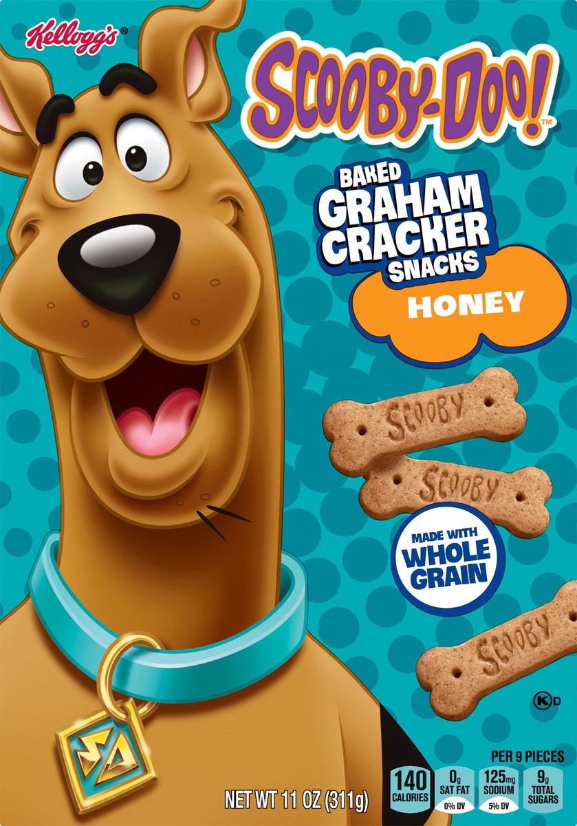 slide 1 of 5, Scooby-Doo! Scooby-Doo Honey Baked Graham Cracker Snacks 11 oz, 11 oz