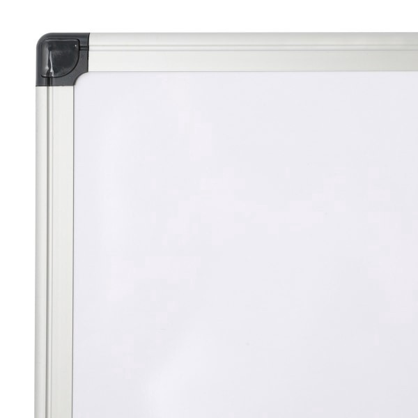 slide 4 of 5, FORAY Melamine Dry-Erase Board White, Aluminum Frame, Silver, 24 in x 36 in