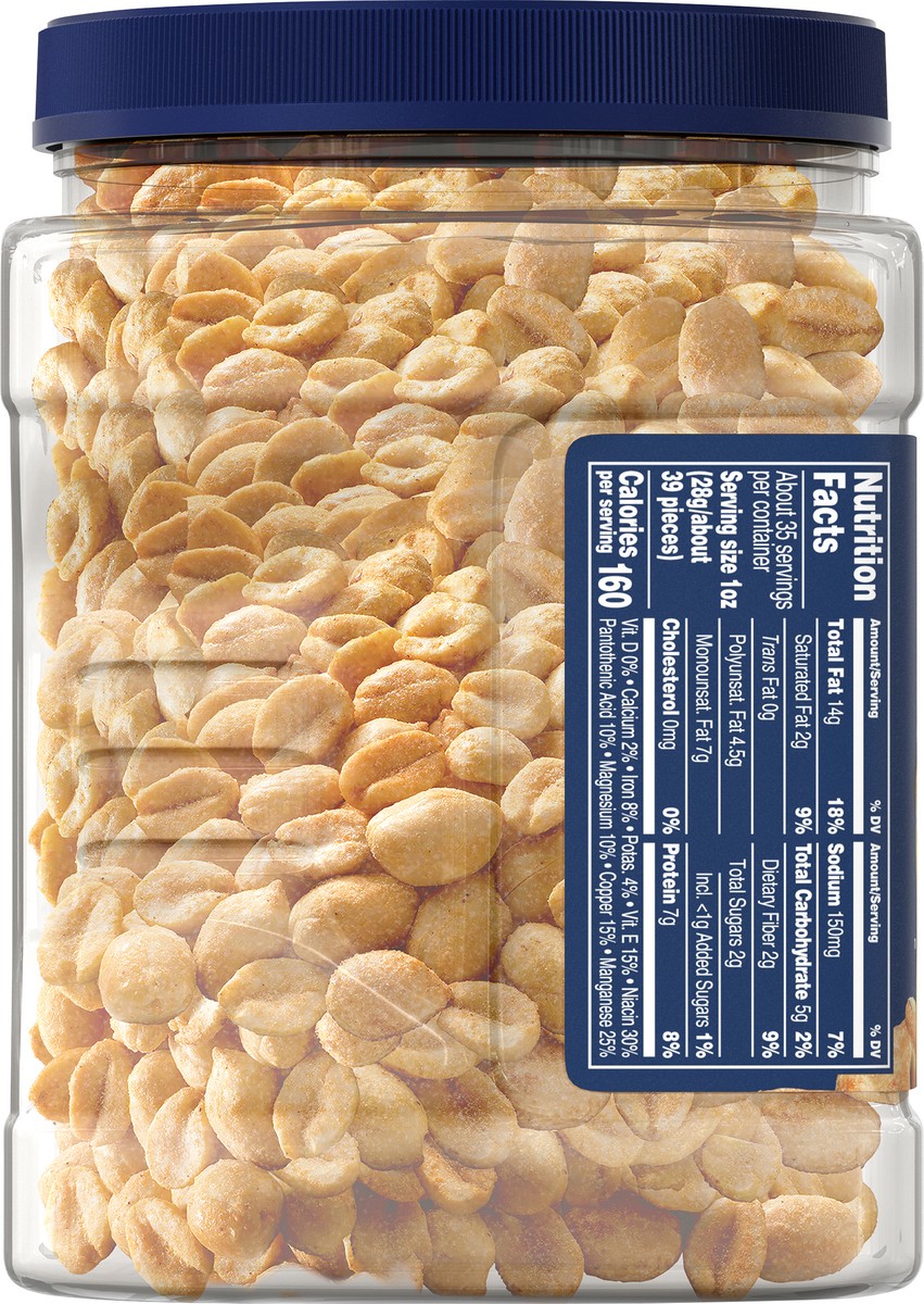 slide 7 of 9, Planters Dry Roasted Peanuts, 34.5 oz