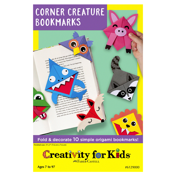 slide 1 of 1, Creativity for Kids Corner Creature Bookmarks, 1 ct