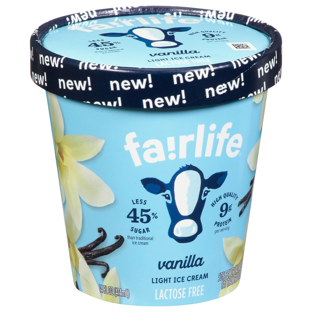 slide 2 of 9, fairlife Light Vanilla Ice Cream 14 fl oz, 14 oz