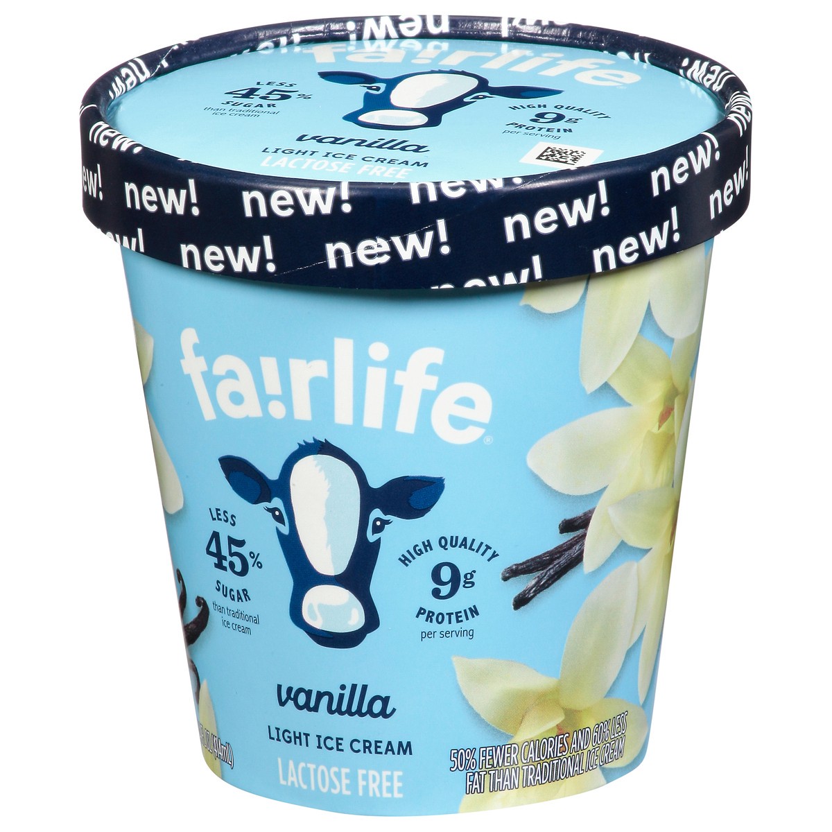 slide 3 of 9, fairlife Light Vanilla Ice Cream 14 fl oz, 14 oz