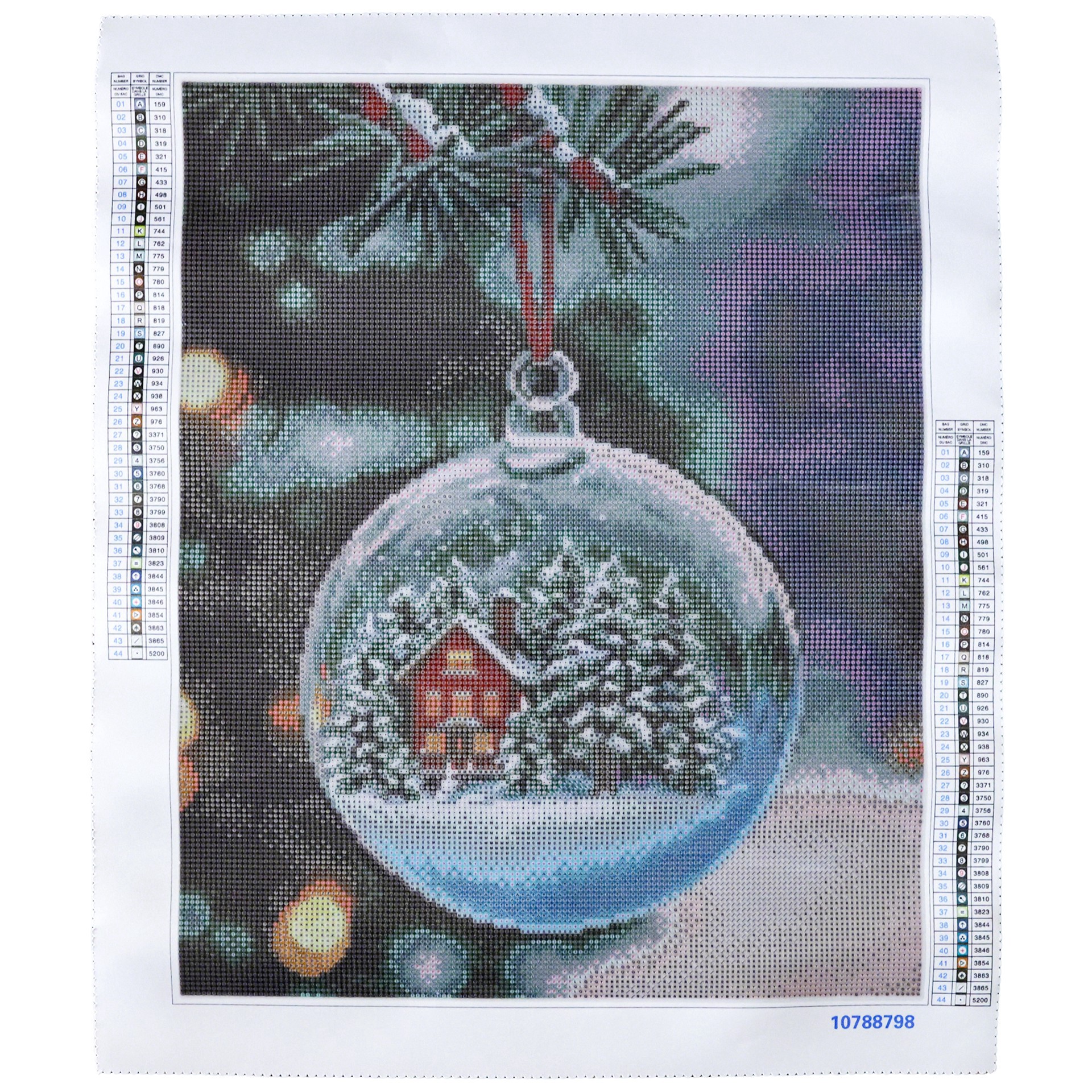 slide 4 of 4, 16" X 20" Home Ornament Diamond Art Kit By Make Market, 16 in x 20 in
