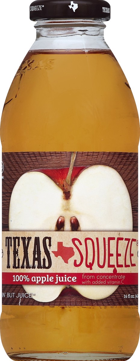 slide 3 of 4, Texas Squeeze 100% Apple Juice - 16 oz, 16 fl oz