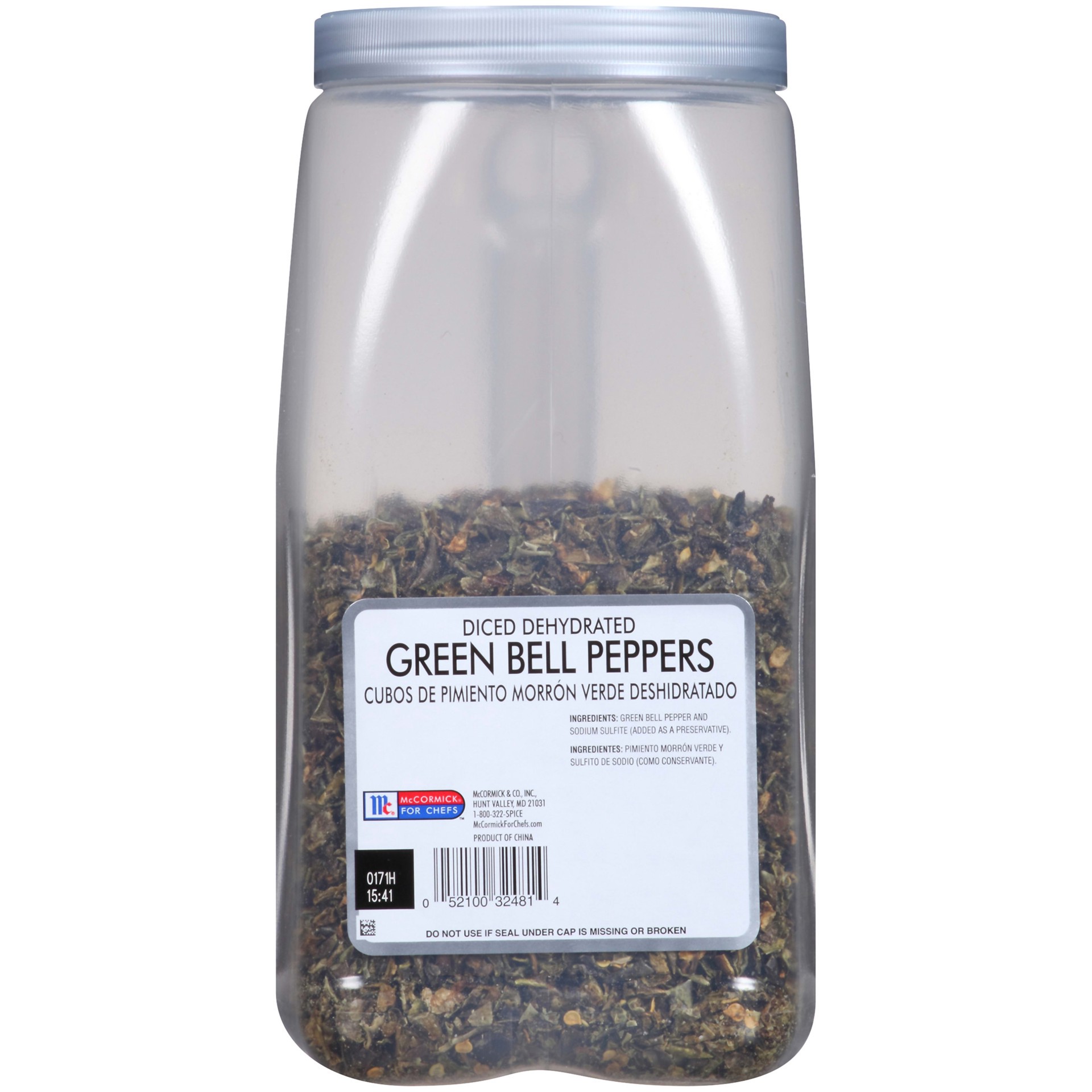 slide 3 of 5, McCormick Culinary Diced Dehydrated Green Bell Peppers, 28 oz, 28 oz