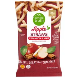 Simple Truth Cinnamon Sugar Apple Straws - 6 oz