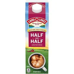 Land O Lakes Half And Half Traditional Coffee Creamer - 1 Quart