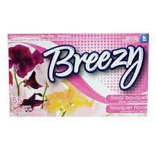 Breezy Dryer Sheets Floral
