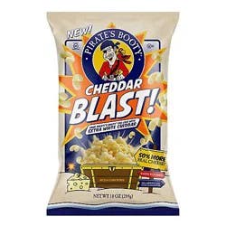 Pirate's Booty Cheddar Blast Rice & Corn Puffs 10 oz
