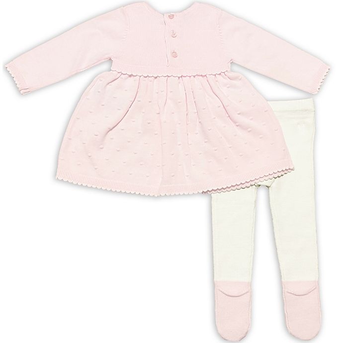 slide 2 of 2, Clasix Beginnings by Miniclasix Newborn Sweater Dress and Tight Set, 2 ct