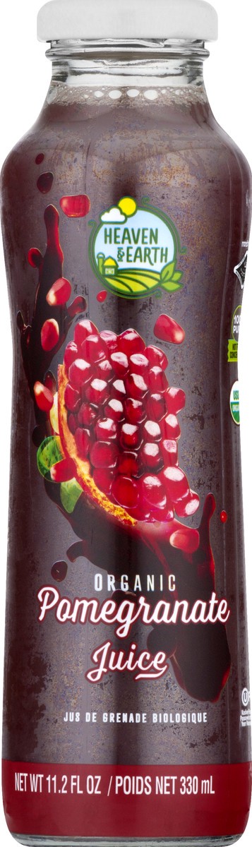 slide 1 of 12, Heaven & Earth Organic Pomegranate Juice 11.2 oz, 11.2 oz