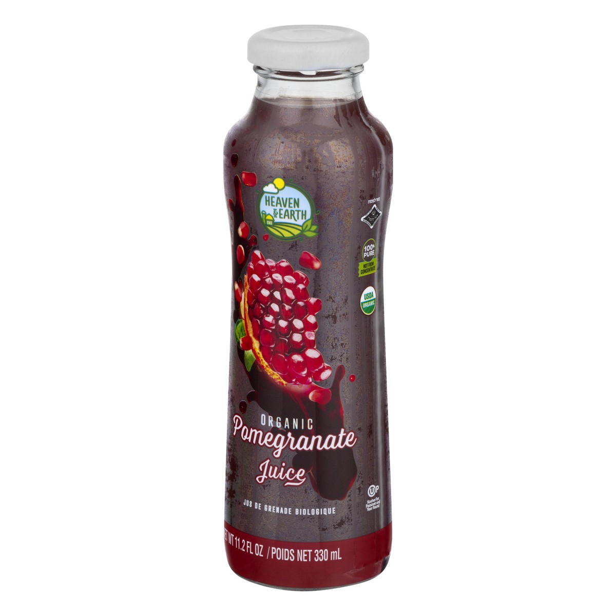 slide 11 of 12, Heaven & Earth Organic Pomegranate Juice 11.2 oz, 11.2 oz