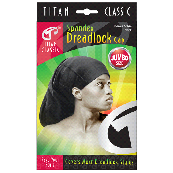 slide 1 of 1, TITAN Jumbo Spandex Dreadlock Cap, 1 ct