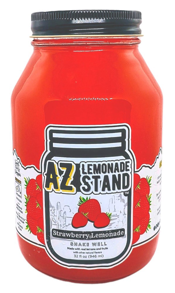 slide 1 of 1, Aioli Gourmet Burgers AZ Lemonade Stand™ Strawberry Lemonade, 32 fl oz