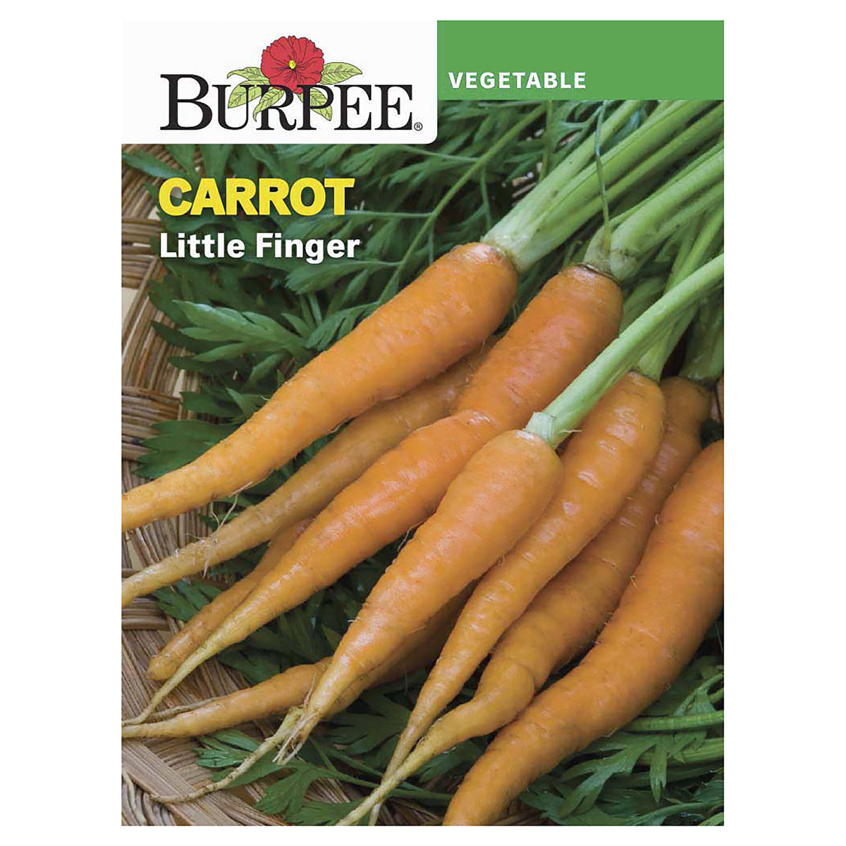 slide 1 of 5, Burpee Carrot Little Finger Seeds, 1 ct