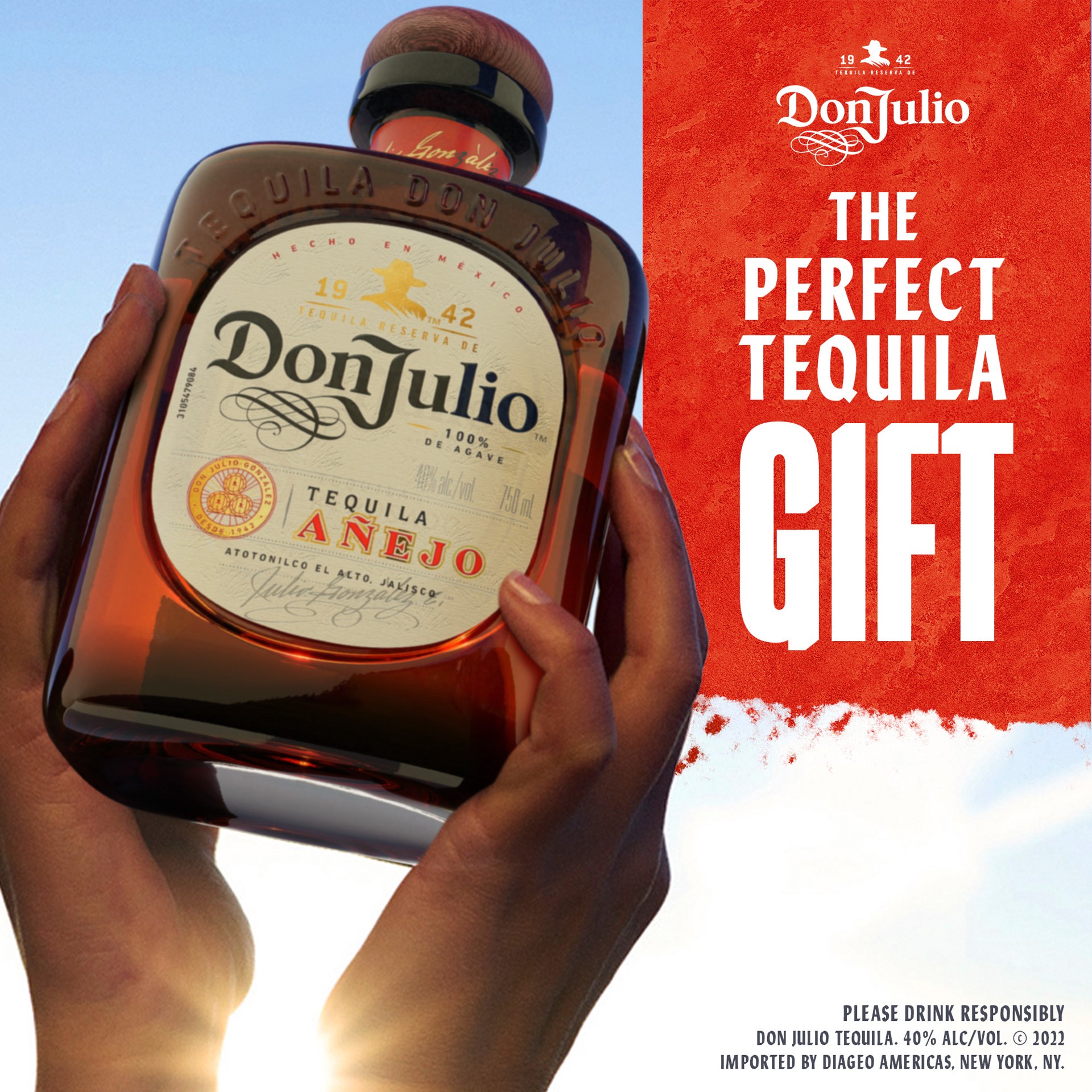 slide 5 of 9, Don Julio Tequila Anjeo, 375 ml