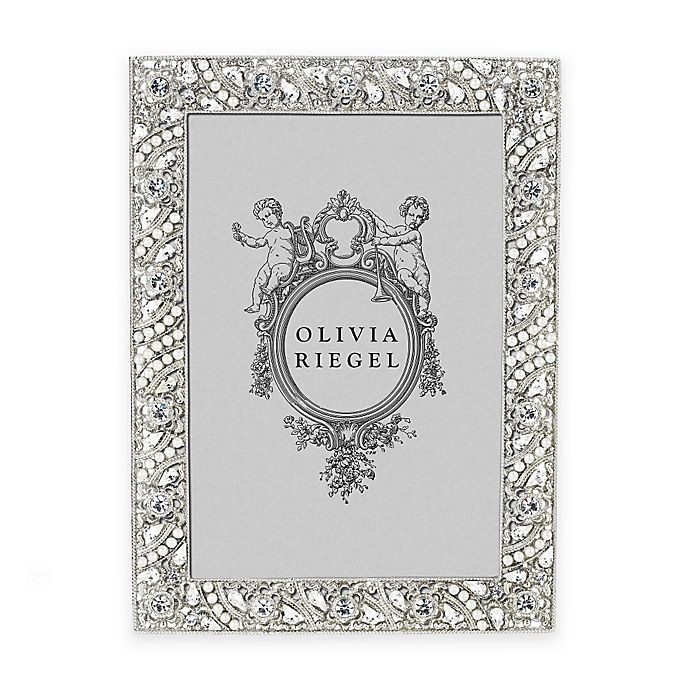 slide 1 of 2, Olivia Riegel Eloise Picture Frame - Silver, 5 in x 7 in