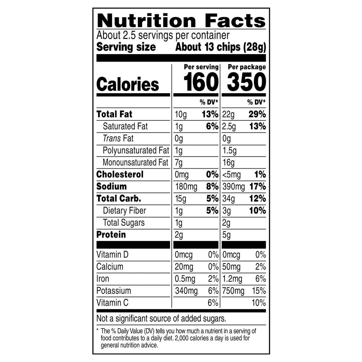 slide 4 of 8, Ruffles Potato Chips, White Cheddar & Sour Cream Flavored - 2.25 oz, 2.25 oz