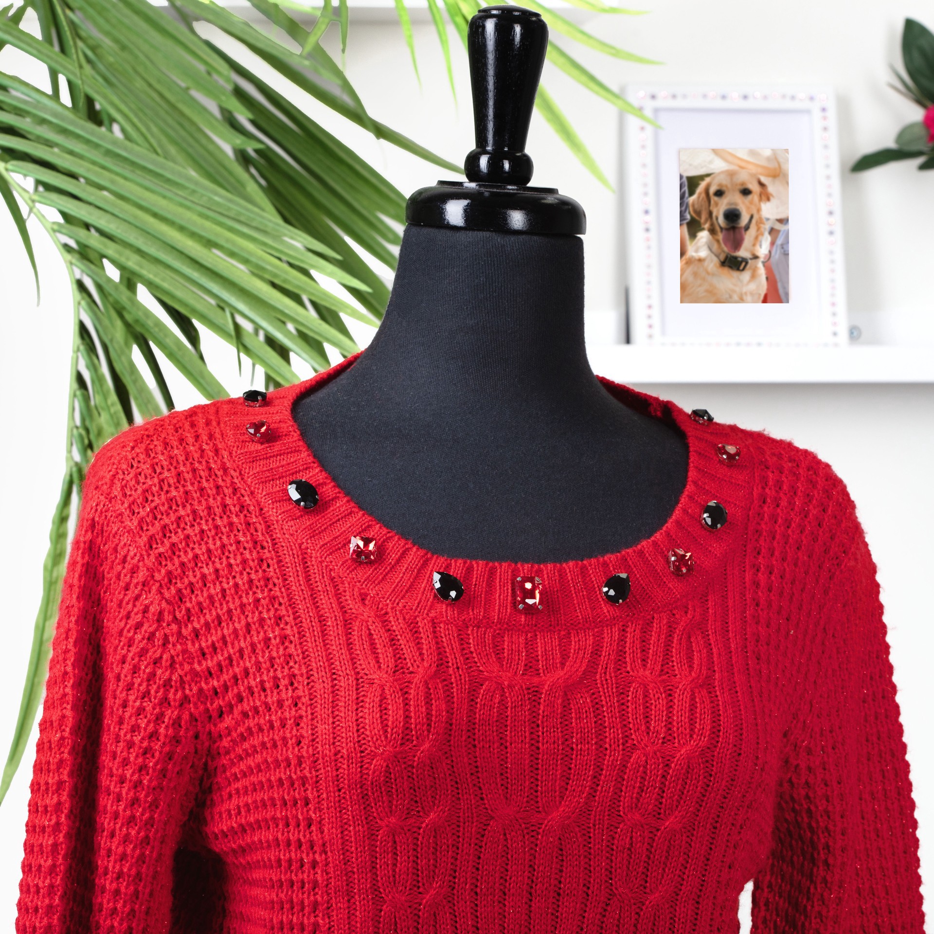 slide 2 of 7, Cousindiy Silver Jet Glass Sew-On Rhinestones, 56ct., 56 ct