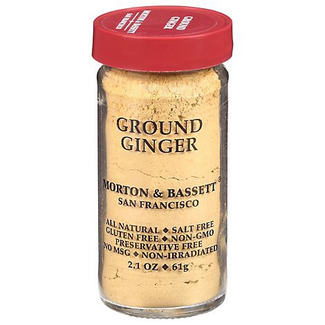 slide 1 of 1, Morton & Bassett Ginger Ground - 2.1 Oz, 2.1 oz