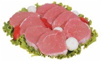 slide 1 of 1, Beef Round Eye Of Round Steak Boneless Family Pack, per lb