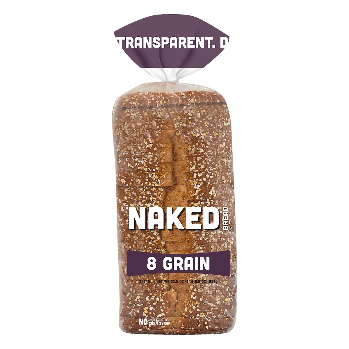 slide 8 of 8, Naked Bread - 8 Grain Sandwich Bread 22.5oz, 22.5 oz