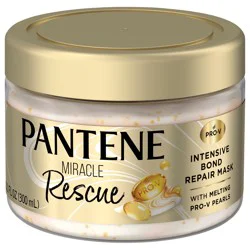 Pantene Pro-V Miracle Rescue Intensive Bond Repair Mask with Melting Pro-V Pearls, melts away damage, builds bonds, strengthens against damage, 10.1 FL OZ