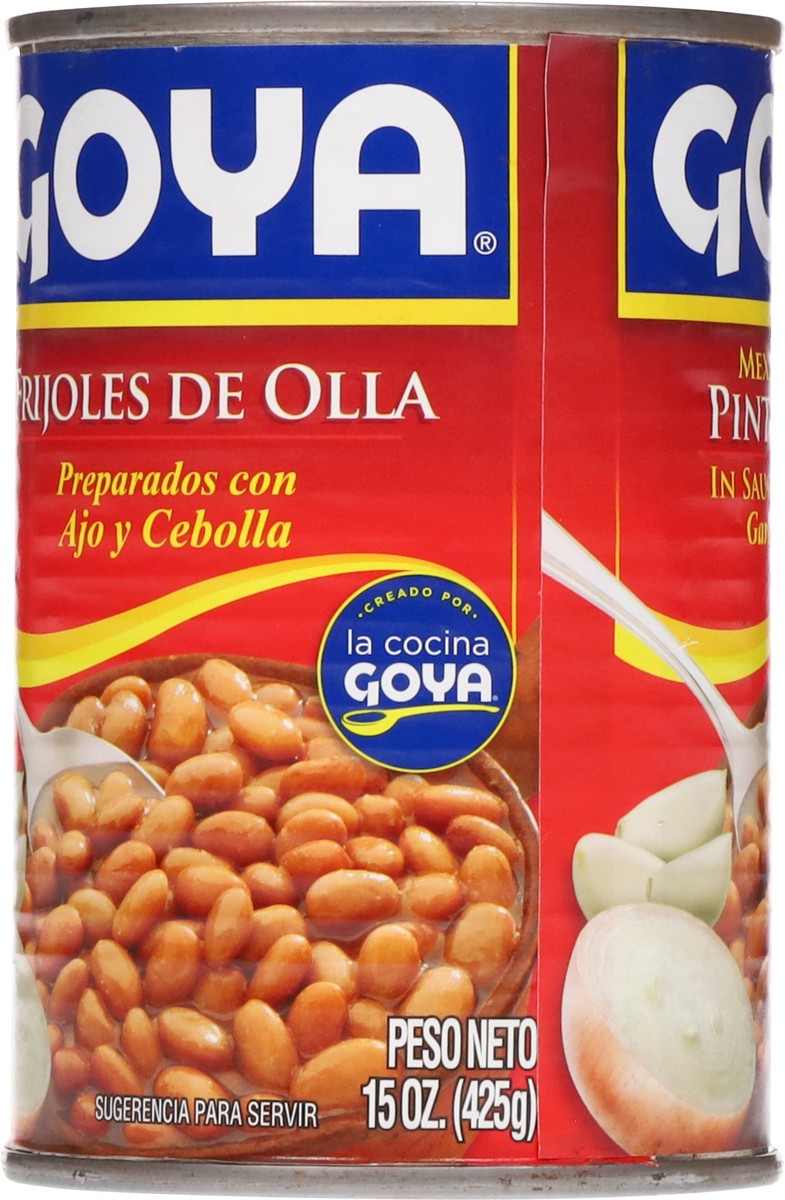 slide 11 of 13, Goya Mexican Style Pinto Beans in Sauce 15 oz, 15 oz