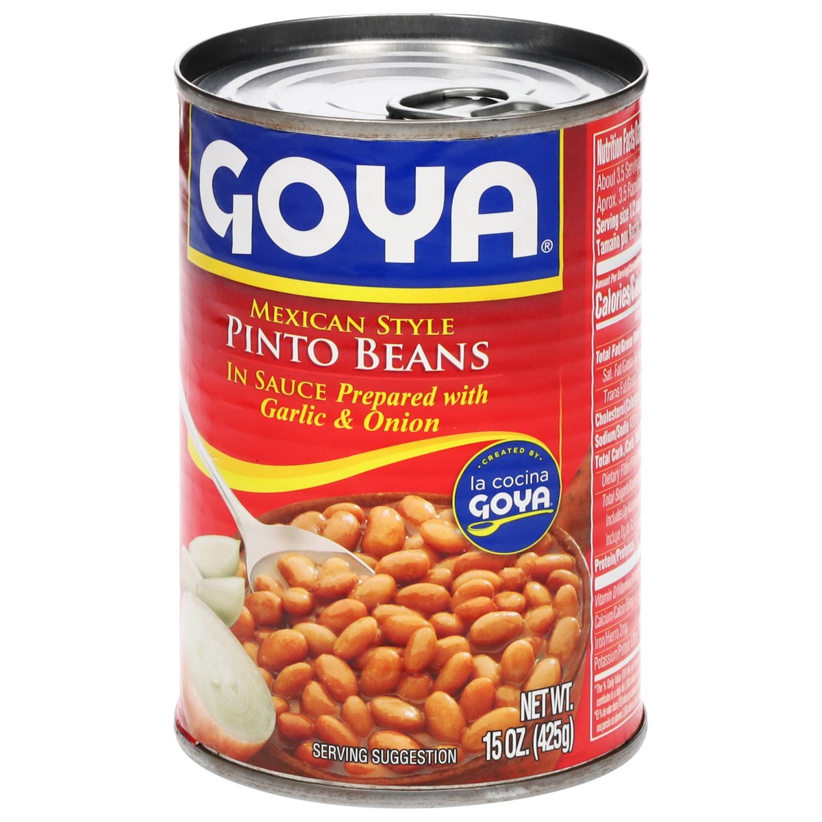 slide 13 of 13, Goya Mexican Style Pinto Beans in Sauce 15 oz, 15 oz