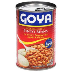 Goya Mexican Style Pinto Beans in Sauce 15 oz