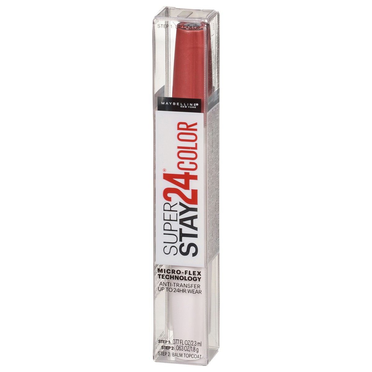 slide 4 of 14, Super Stay 150 Timeless Toffee 24 Color Lip Color/Balm Topcoat 1 Set, 1 ct