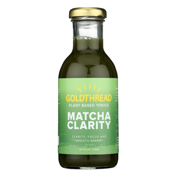 slide 1 of 1, Gold Thread Goldthread Tonics Matcha Clarity - 10.5 fl oz, 10.5 fl oz