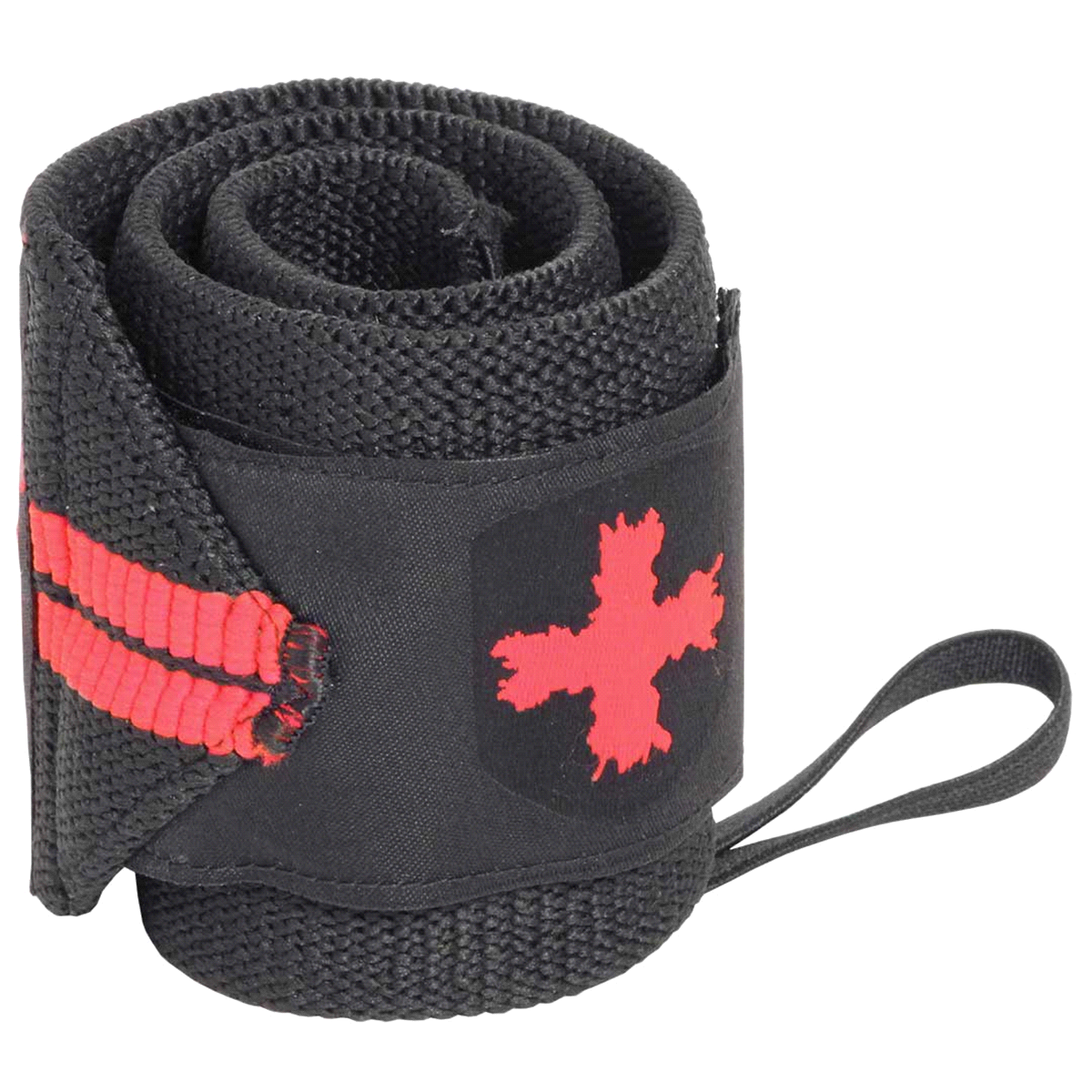 slide 1 of 5, Harbinger HX Mens Red Line Wrist Wraps, 18'' Black/Red, 1 ct