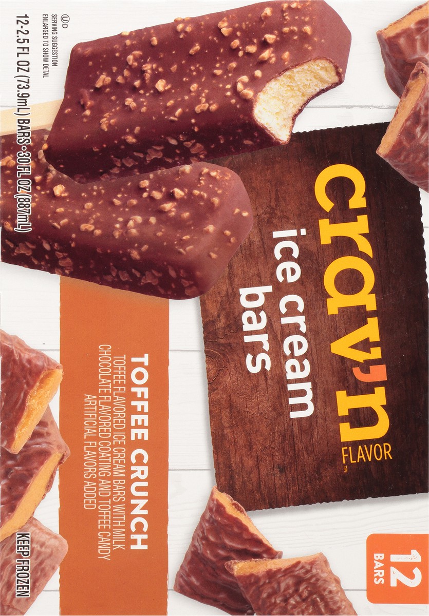 slide 2 of 9, Crav'n Flavor Cravn Toffee Ic Bar, 12 ct