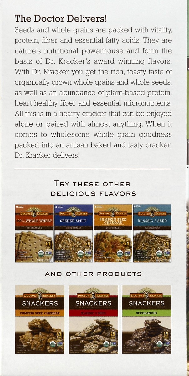 slide 3 of 5, Doctor Kracker Crispbreads 8 ea, 8 ct