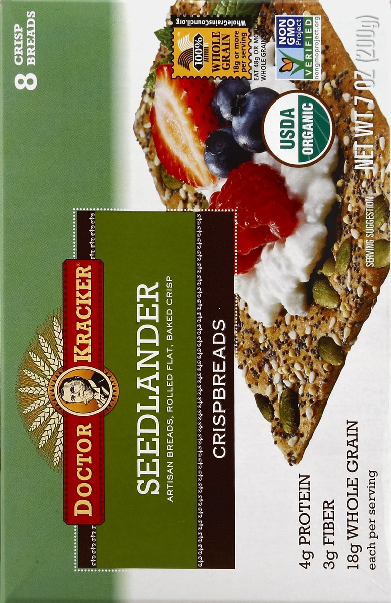 slide 5 of 5, Doctor Kracker Crispbreads 8 ea, 8 ct