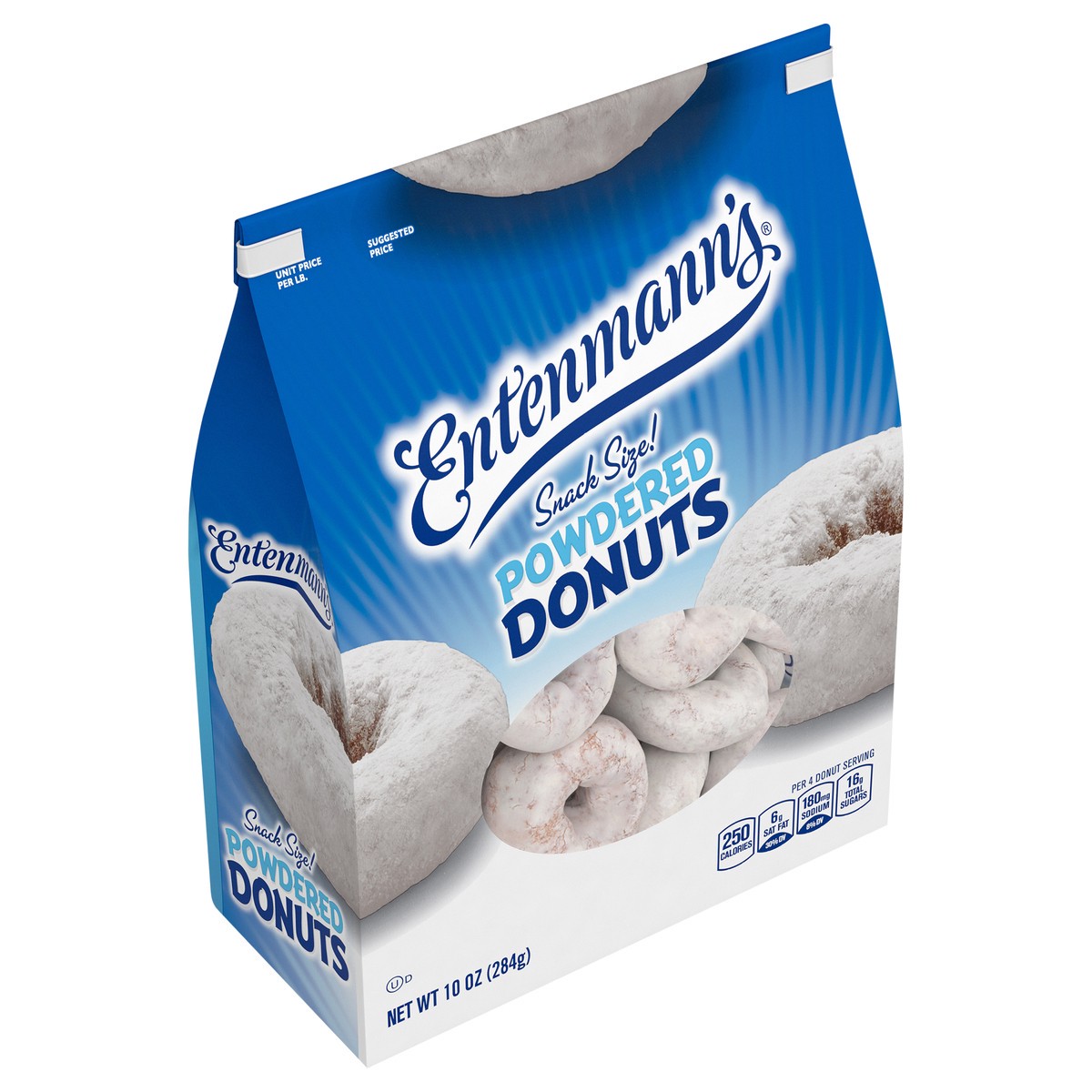 slide 8 of 9, Entenmann's Powdered Bagged Donuts, 10 oz