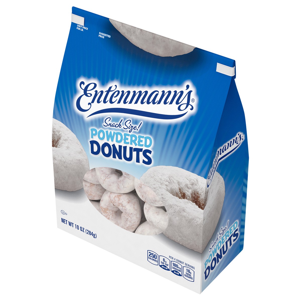 slide 2 of 9, Entenmann's Powdered Bagged Donuts, 10 oz