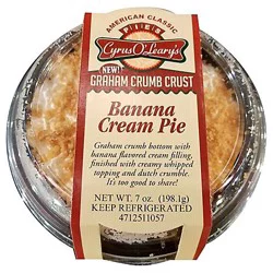 Cream Pie Banana Single Serve